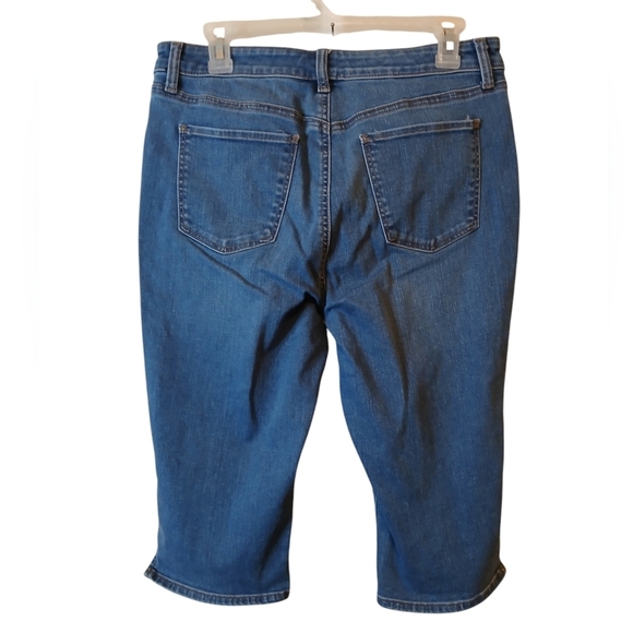 Talbots jeans pedal pushers womens size 10 petite - Picture 2 of 5